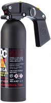 BlackDefender Pfefferspray OC 5000 Mega Weitstrahl (Jet) mit Pistolengriff zur Heimverteidigung – 400ml