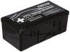 KALFF 23503 Auto Verbandskasten Kompakt Din 13164, Kfz Erste Hilfe Set, Box für Kofferraum, Notfall Zubehör für Pkw, Motorrad, Schwarz