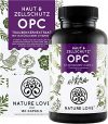 NATURE LOVE® OPC Traubenkernextrakt – Aus französischen Trauben UND Extraktion in Frankreich – 800mg Extrakt je Tagesdosis – Laborgeprüft, vegan, in Deutschland produziert