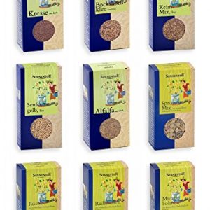 Sonnentor 5172 Keimsprossen Sortiment mit 9 Sorten (Bio-Keimsprossen)