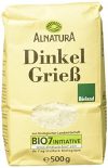 Alnatura Bio Dinkelgrieß, 6er Pack (6 x 500 g)