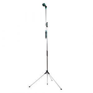 VONROC Gartendusche/Außendusche 2 in 1 mit Abnehmbarer Sprühlanze Verstellbare Höhe 149-190cm und 180° Verstellbarer Duschkopf