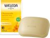 WELEDA Calendula Pflanzenseife, vegane Naturkosmetik Seife mit ätherischen Ölen reinigt und pflegt die Haut besonders sanft, erzeugt einen cremigen Schaum (1 x 100 g)