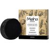 Meina Naturkosmetik – Schwarze Haarseife mit Aktivkohle gegen Schuppen und fettiges Haar, Vegan Shampoo Bar, festes Shampoo – Palmölfrei, Plastikfrei (1 x 80 g)