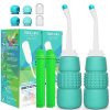 2 Stk Peri Flasche 350 ml für Erwachsene und Kinder nach der Geburt, Reise-Bidet – tragbarer Bidet-Sprüher – Hand-Bidet für Toilette