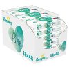 Pampers Aqua Pure Feuchttücher 18 Packungen Mit Je 48 Stk.= 864 Feuchttücher Mit 99% Purem Wasser, Dermatologisch Getestet
