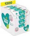 Pampers Sensitive Feuchttücher 15 Packungen Mit Feuchttüchern = 1200 Feuchttücher, Mit Dem Einzigartigen Pampers PH-Ausgleich, Dermatologisch Getestet