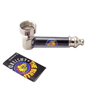 The Bulldog Amsterdam Pfeife, Metall, 7 cm + 5 Einlegesiebe