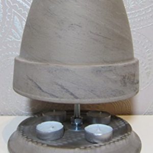 Teelichtofen Kerzenofen Teelichtheizung Höhe 27cm Durchmesser 20cm Farbe Basalt