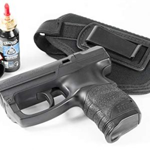 Security-Discount Germany – Personal Defense Pistole Walther PDP/PGS im Set mit Pfefferkartusche und HQ-Gürtelholster