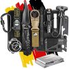 Veitorld 11-in-1 Survival Kits mit Paracord-Armband, Mehrzweck-EDC-Notfallausrüstung im Freien und Gebrauchsgepäck, offizielles Überlebenskit