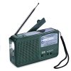 Tragbares Notfall Radio Solar Radio Kurbel AM FM Radio mit LED Taschenlampe USB-Anschluss SOS-Alarm für das Wandern Campingoder generell für Notfälle im Freien